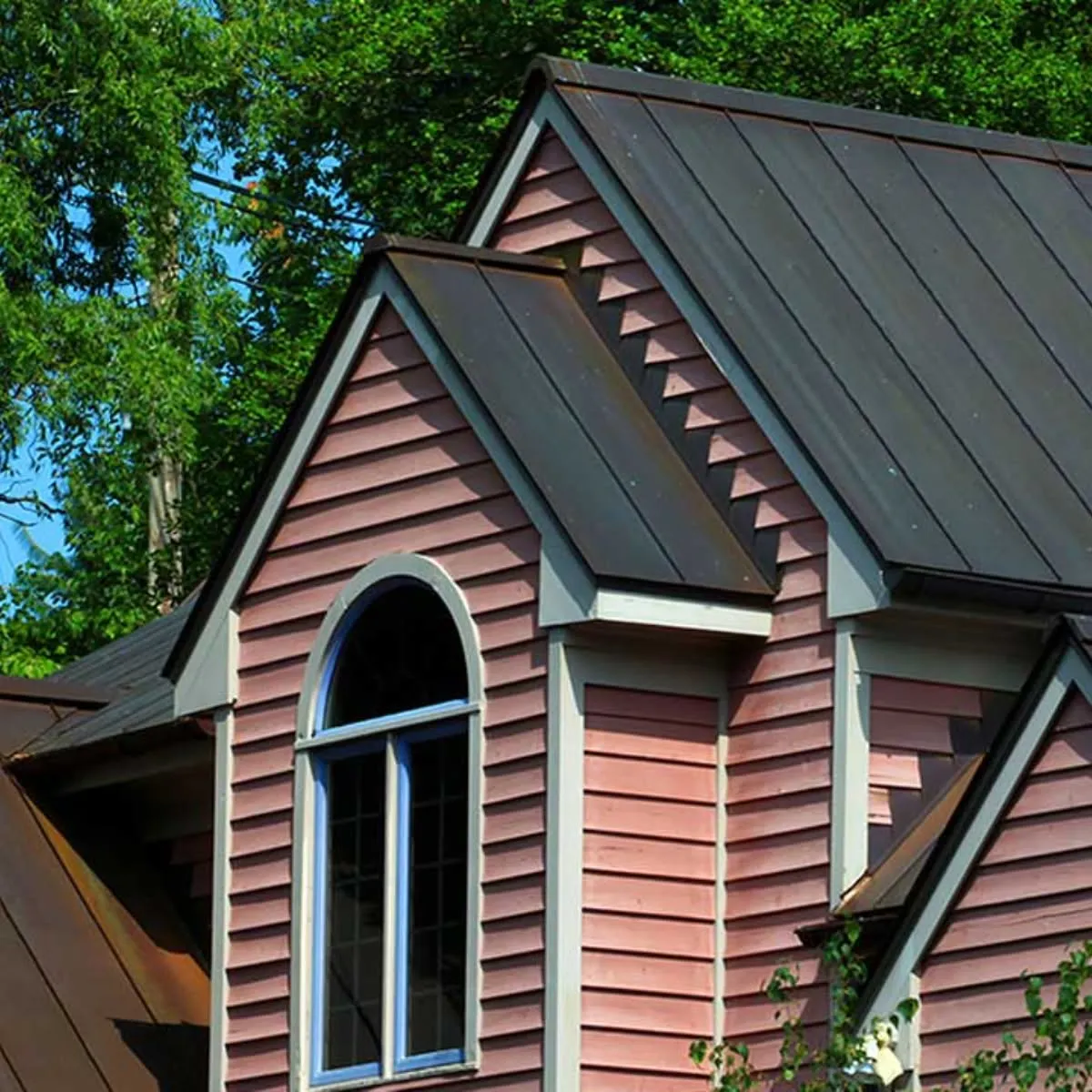 Standing seam metal roof inspection and gable ventilation review in Poway, CA
